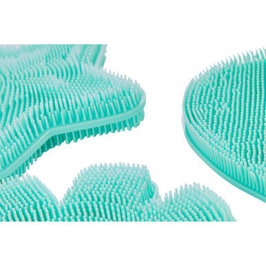 Orsina Mimo Teal Silicone Dish Scrubbers – Non-Scratch Set of 3