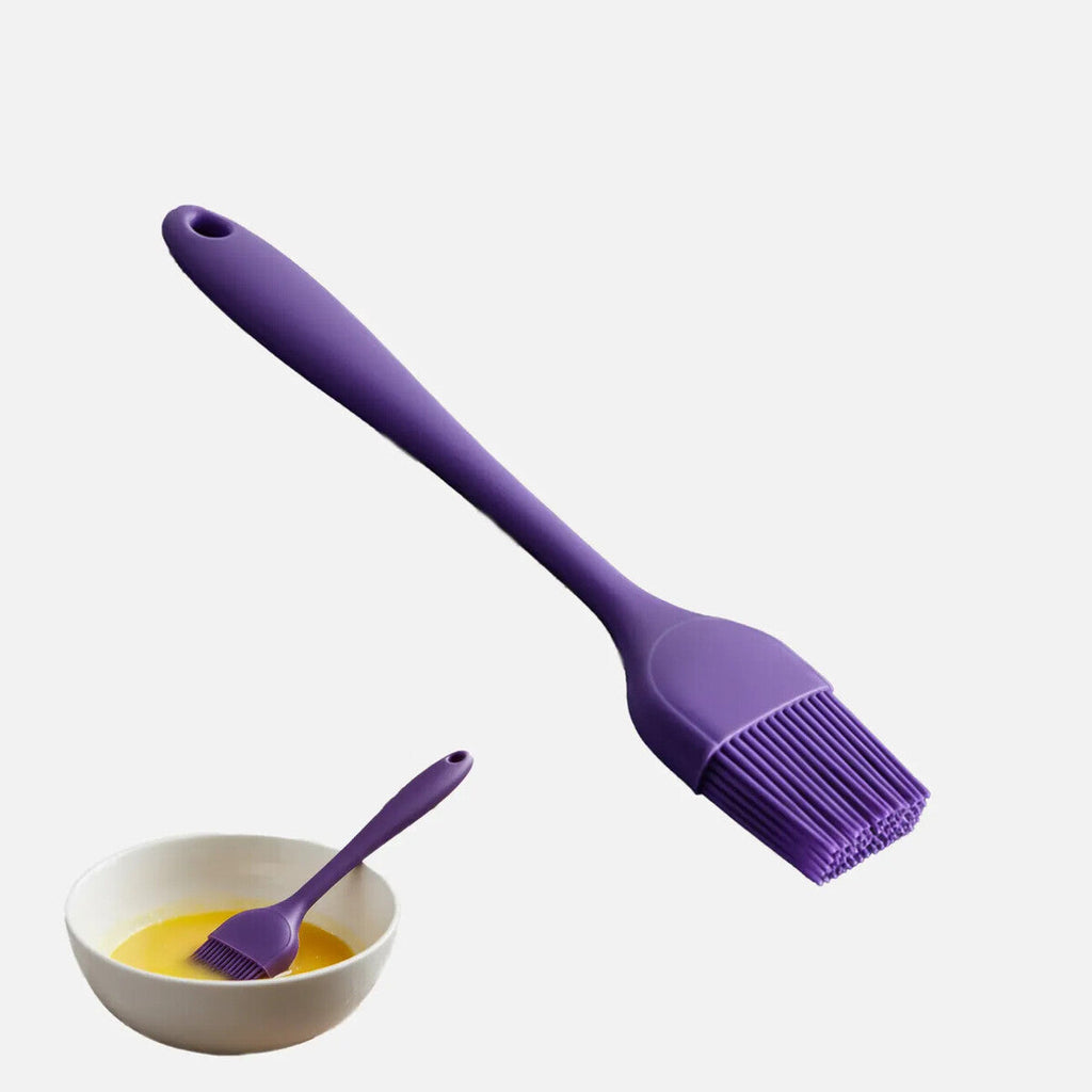 Orsina Zing Silicone Pastry Brush – Heat-Resistant Basting Tool, Purple