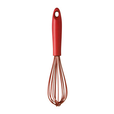 Orsina Zing Red Whisk – Non-Stick Safe Silicone Kitchen Mixing Tool