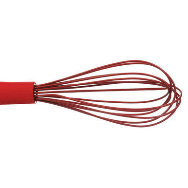 Orsina Zing Red Whisk – Non-Stick Safe Silicone Kitchen Mixing Tool