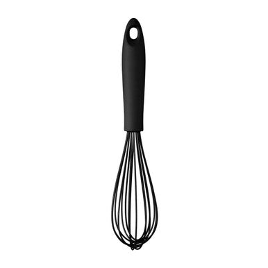 Orsina Silicone Whisk – Black Non-Scratch Kitchen Tool with Ergonomic Grip