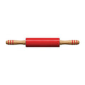 Orsina Non-Stick Silicone Rolling Pin – Red Dough Roller for Baking