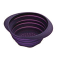 Orsina Purple Collapsible Colander – Space-Saving Kitchen Food Strainer