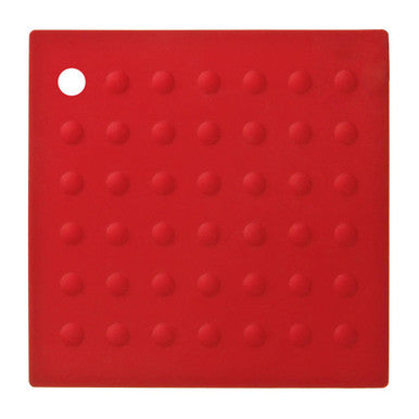 Orsina Zing Red Trivet – Heat-Resistant Non-Slip Silicone Kitchen Pad