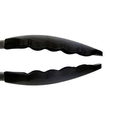 Orsina Zing Black Silicone and Stainless Steel Tongs – Heat Resistant