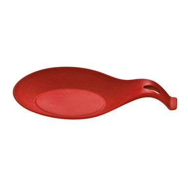 Orsina Zing Red Spoon Rest – Heat-Resistant Silicone Kitchen Utensil Holder