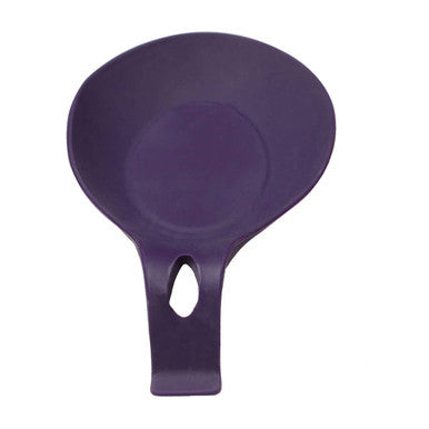 Orsina Zing Purple Spoon Rest – Heat-Resistant Silicone Kitchen Holder