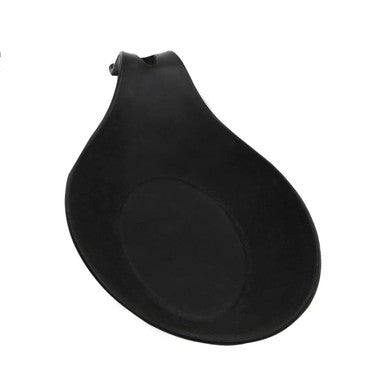Orsina Silicone Spoon Rest – Heat Resistant Kitchen Utensil Holder, Black
