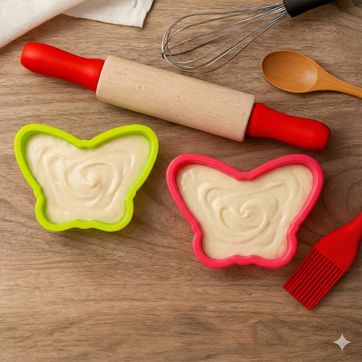 Orsina Butterfly Silicone Cake Moulds – Non-Stick Baking Set of 2