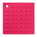 Orsina Zing Hot Pink Trivet – Heat-Resistant Square Silicone Mat