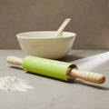 Orsina Silicone Rolling Pin – Nonstick Green Dough Roller for Baking