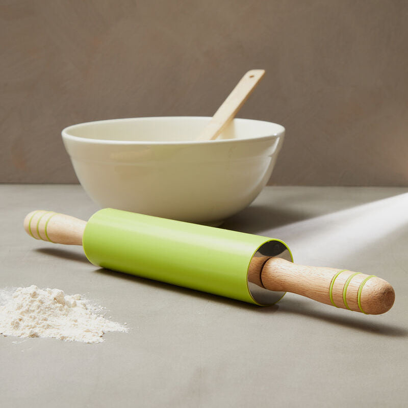 Orsina Silicone Rolling Pin – Nonstick Green Dough Roller for Baking