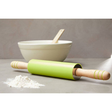 Orsina Silicone Rolling Pin – Nonstick Green Dough Roller for Baking