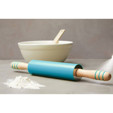Orsina Silicone Rolling Pin – Non-Stick Blue Pastry Roller for Baking