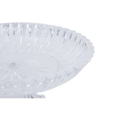 Orsina Faye Clear Acrylic Cake Stand with Dome | Round Pedestal Server
