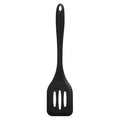 Orsina Black Silicone Slotted Turner – Heat Resistant Kitchen Spatula