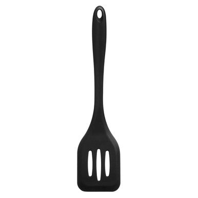 Orsina Black Silicone Slotted Turner – Heat Resistant Kitchen Spatula