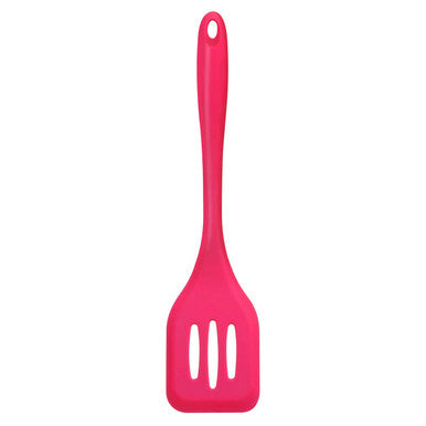 Orsina Silicone Slotted Turner – Heat Resistant Kitchen Spatula, Pink