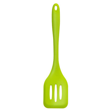 Orsina Silicone Slotted Turner – Heat Resistant Lime Green Spatula