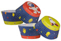 Orsina Rocket Cupcake Cases – 40 Large Greaseproof Space Party Liners