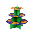 Orsina Halloween Pumpkin 3-Tier Cake Stand | 28 Cupcake Display Holder