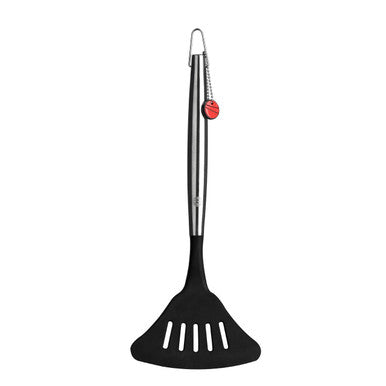 Orsina Tenzo Wide Slotted Turner – Black Silicone & Stainless Steel