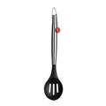 Orsina Tenzo Small Slotted Spoon – Black Silicone & Stainless Steel