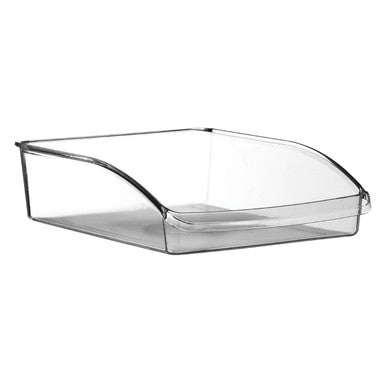 Orsina Large Clear Fridge Organiser – Durable PS Plastic Storage Bin