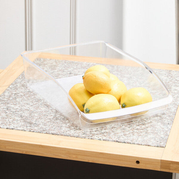 Orsina Clear PS Plastic Small Fridge Organiser | Kitchen Storage Bin
