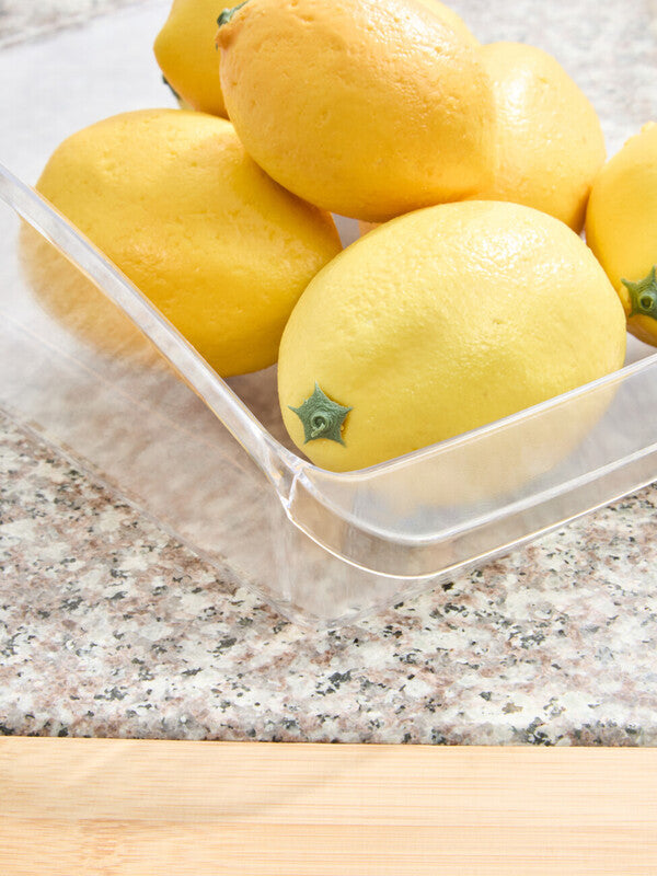 Orsina Clear PS Plastic Small Fridge Organiser | Kitchen Storage Bin