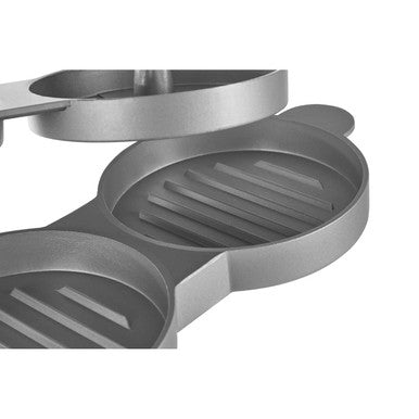 Orsina Non-Stick Double Burger Press with Wooden Handle – Patty Maker