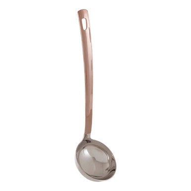 Orsina Stainless Steel Soup Ladle with Copper Finish Handle