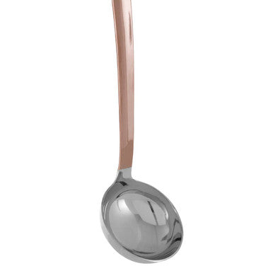 Orsina Stainless Steel Soup Ladle with Copper Finish Handle