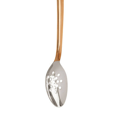 Orsina Freya Stainless Steel Slotted Spoon with Copper Finish Handle
