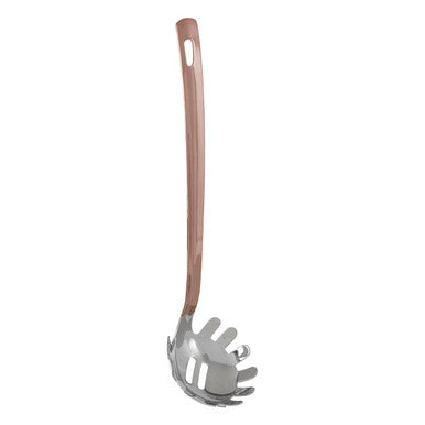 Orsina Stainless Steel Spaghetti Spoon with Copper Finish Handle