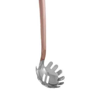 Orsina Stainless Steel Spaghetti Spoon with Copper Finish Handle