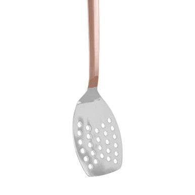 Orsina Freya Slotted Turner – Stainless Steel with Copper Handle