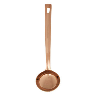 Orsina Freya Rose Gold Stainless Steel Soup Ladle with Deep Bowl