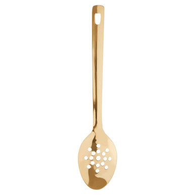 Orsina Freya Gold Slotted Spoon – Stainless Steel Kitchen Utensil