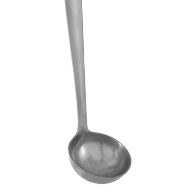 Orsina Stainless Steel Soup Ladle – Brushed Silver Kitchen Utensil