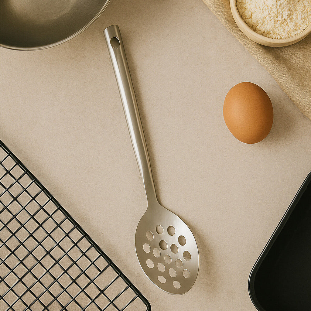 Orsina Hera Slotted Spoon – Polished Stainless Steel Kitchen Tool