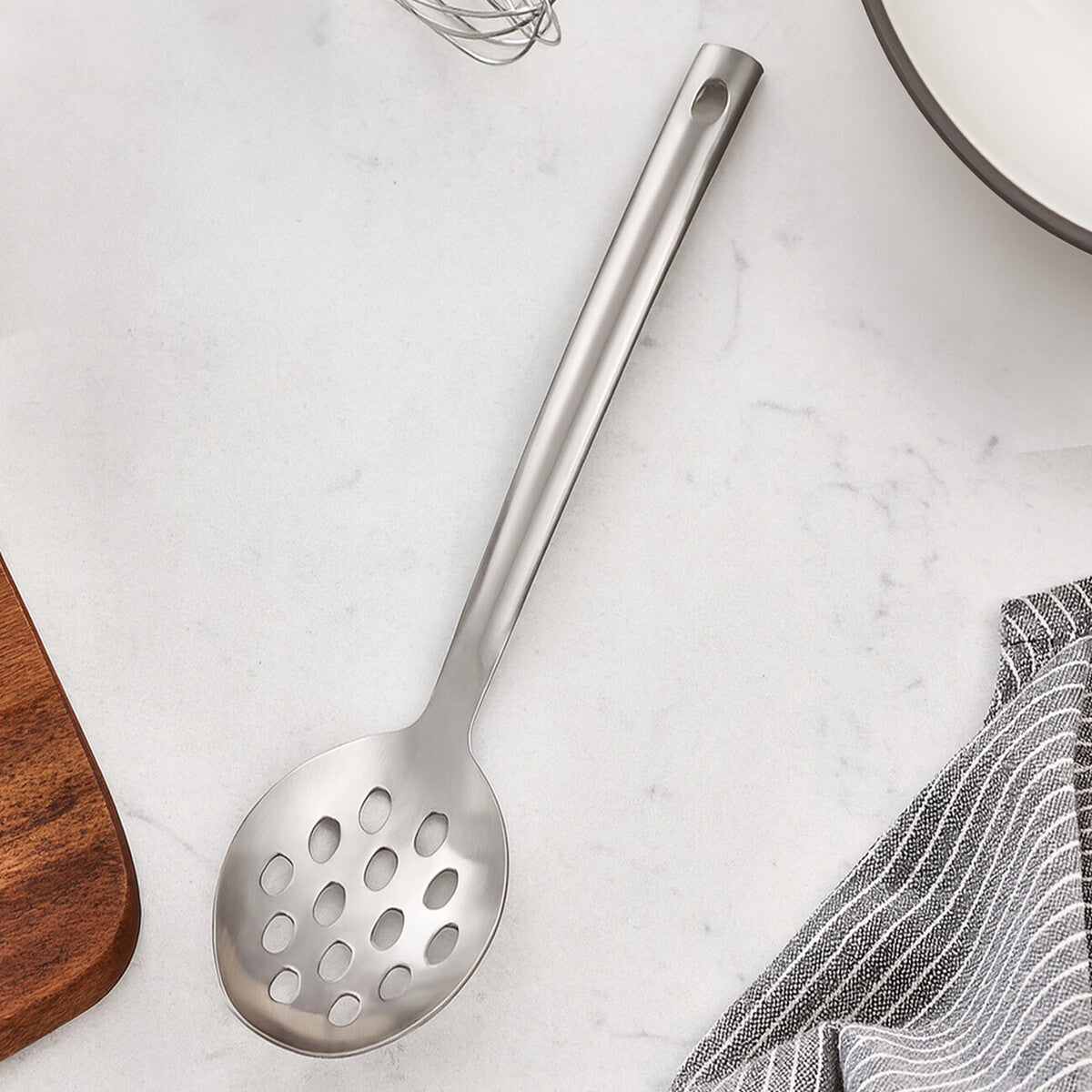 Orsina Hera Slotted Spoon – Polished Stainless Steel Kitchen Tool