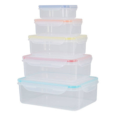 Orsina Herrela 5-Piece Airtight Food Containers - Rectangular Set