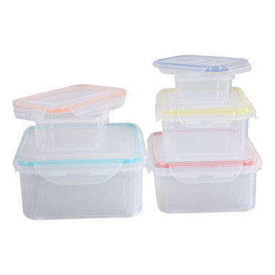 Orsina Herrela 5-Piece Airtight Food Containers - Rectangular Set