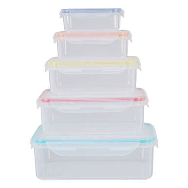 Orsina Herrela 5-Piece Airtight Food Containers - Rectangular Set
