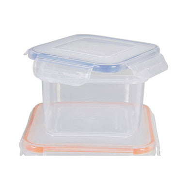 Orsina Herrela 5-Piece Square Food Containers with Airtight Lids