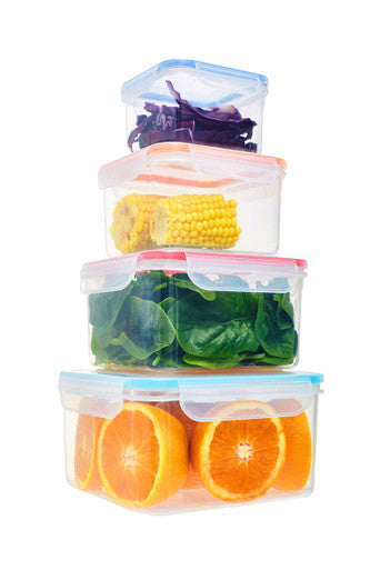Orsina Herrela Square Food Containers - 4Pc Airtight Storage Set