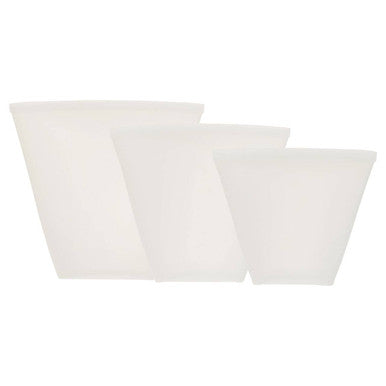 Orsina Zing Reusable Silicone Food Bags – Leakproof Set of 3
