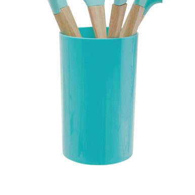 Orsina Zing 7-Piece Kitchen Utensil Set with Holder – Pastel Green