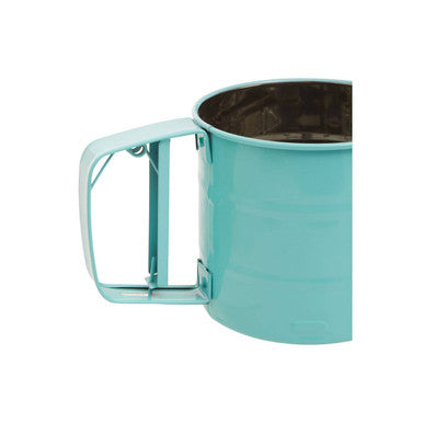 Orsina Mechanical Flour Sifter – 250ml Stainless Steel in Pastel Green